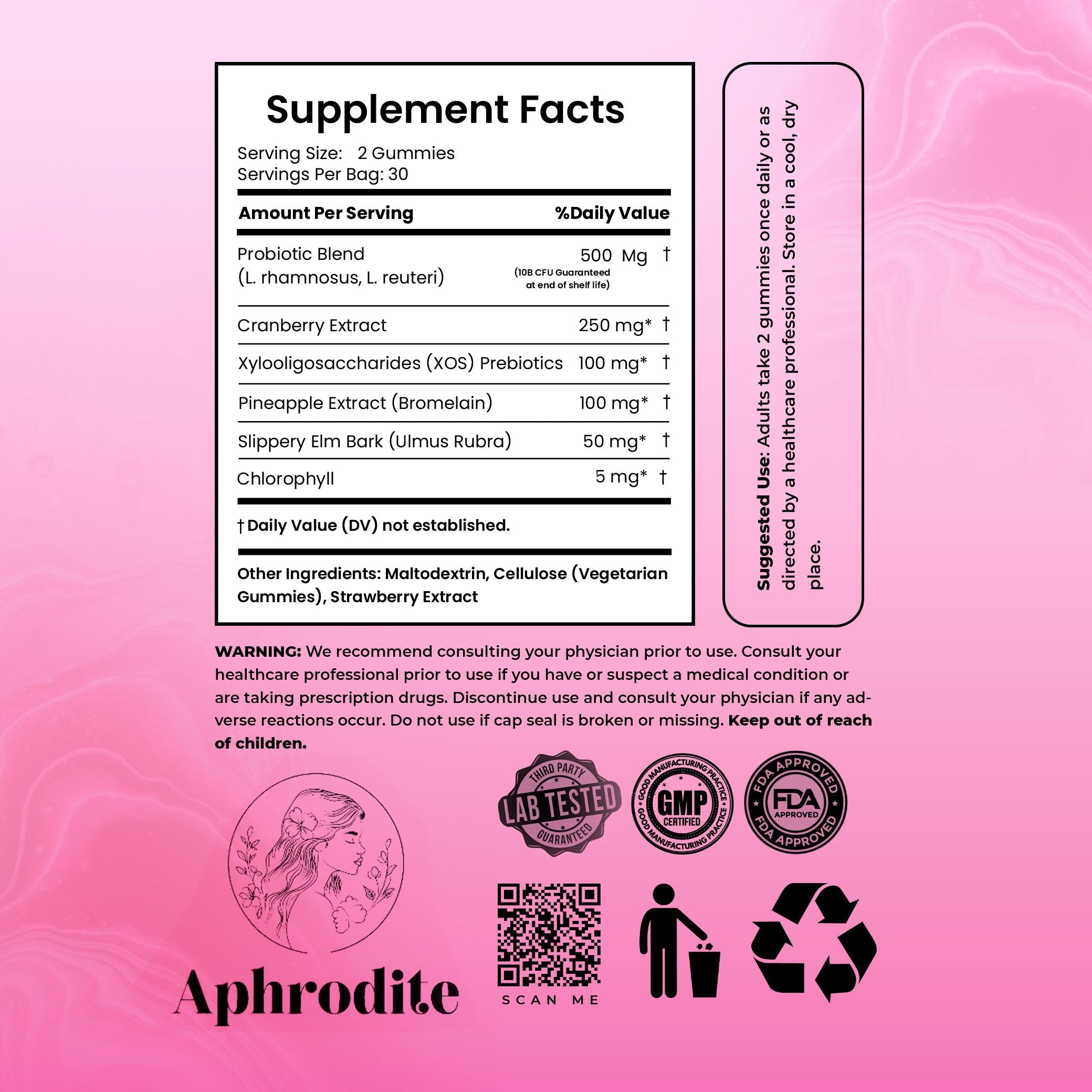 Aphrodite™ Vaginal Probiotic Gummies (Copy)