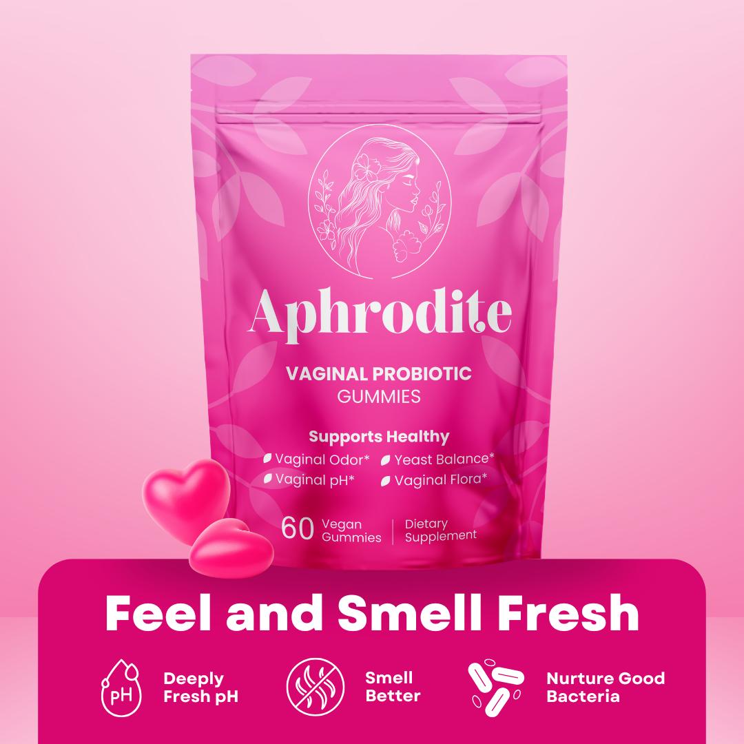 Aphrodite™️  6 In 1 Total Vaginal Health Strawberry Gummies
